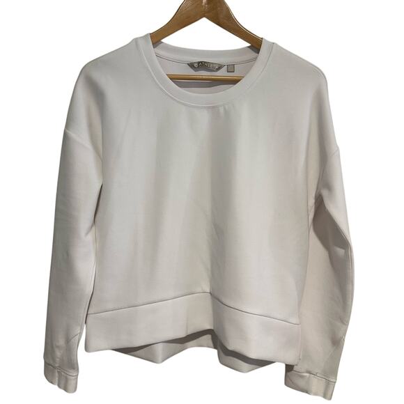 Athleta White Sweatshirt - Picture 1 of 3